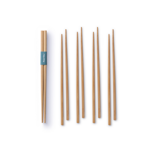 bambu Reusable Bamboo Chopsticks 5 Sets