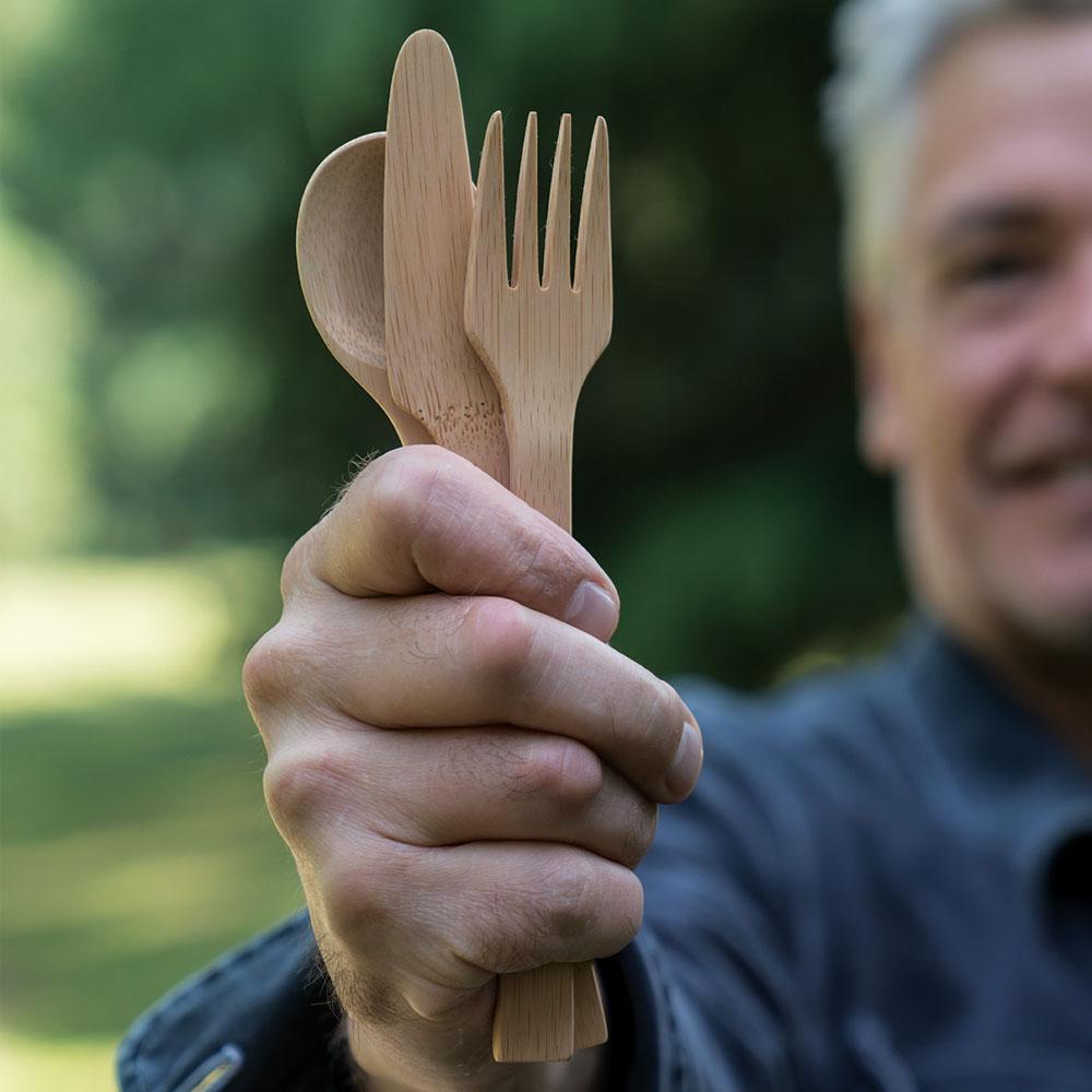 Bambu Reusable Bamboo Forks Set Of 2