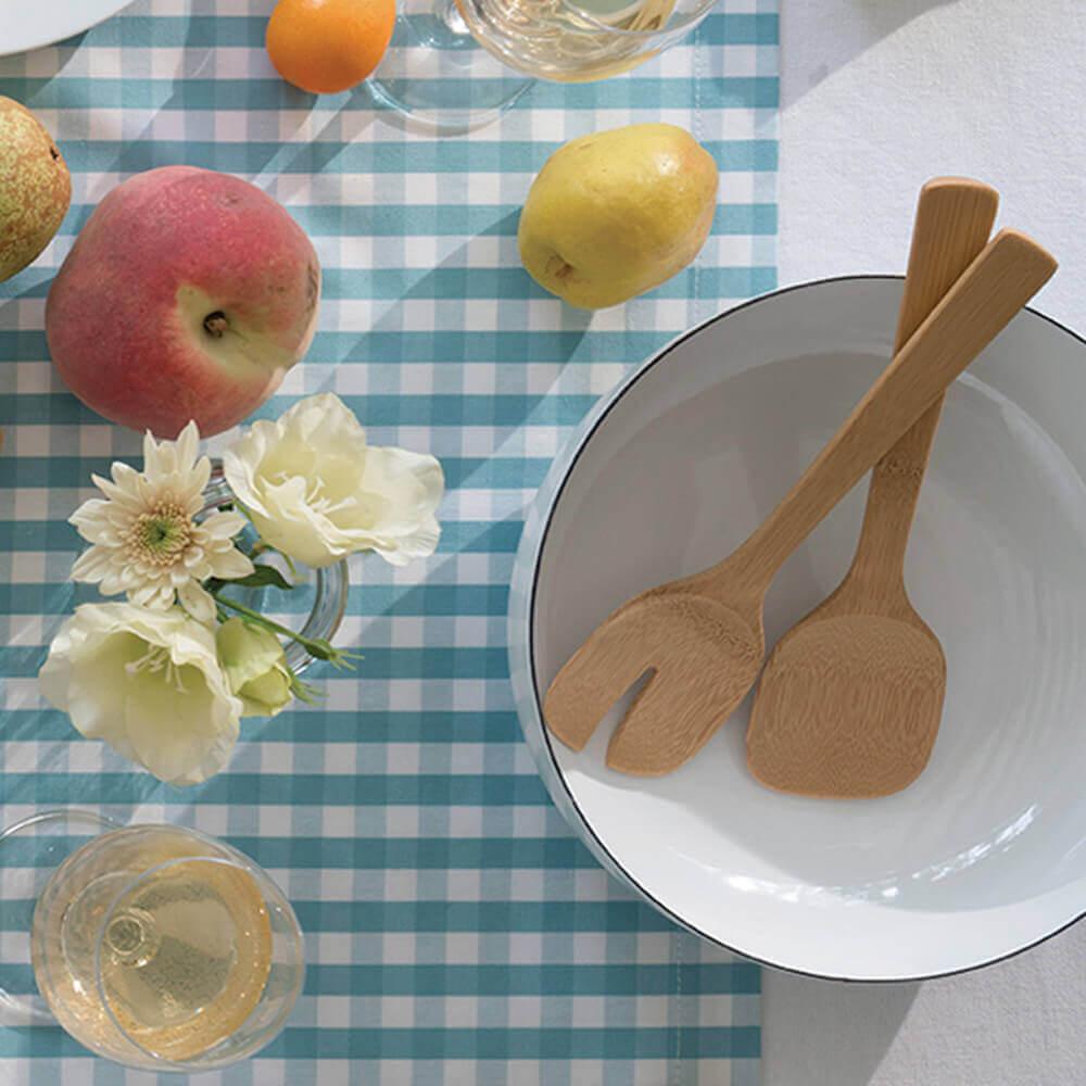 Bambu Short Bamboo Salad Servers