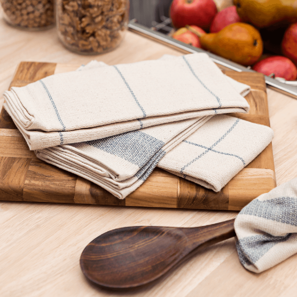 Bambu MEEMA Kitchen Towels Made With Upcycled Denim - Set Of 4