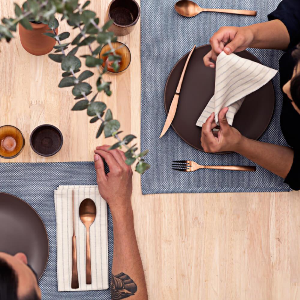Bambu MEEMA Napkins Made With Upcycled Denim - Set Of 4
