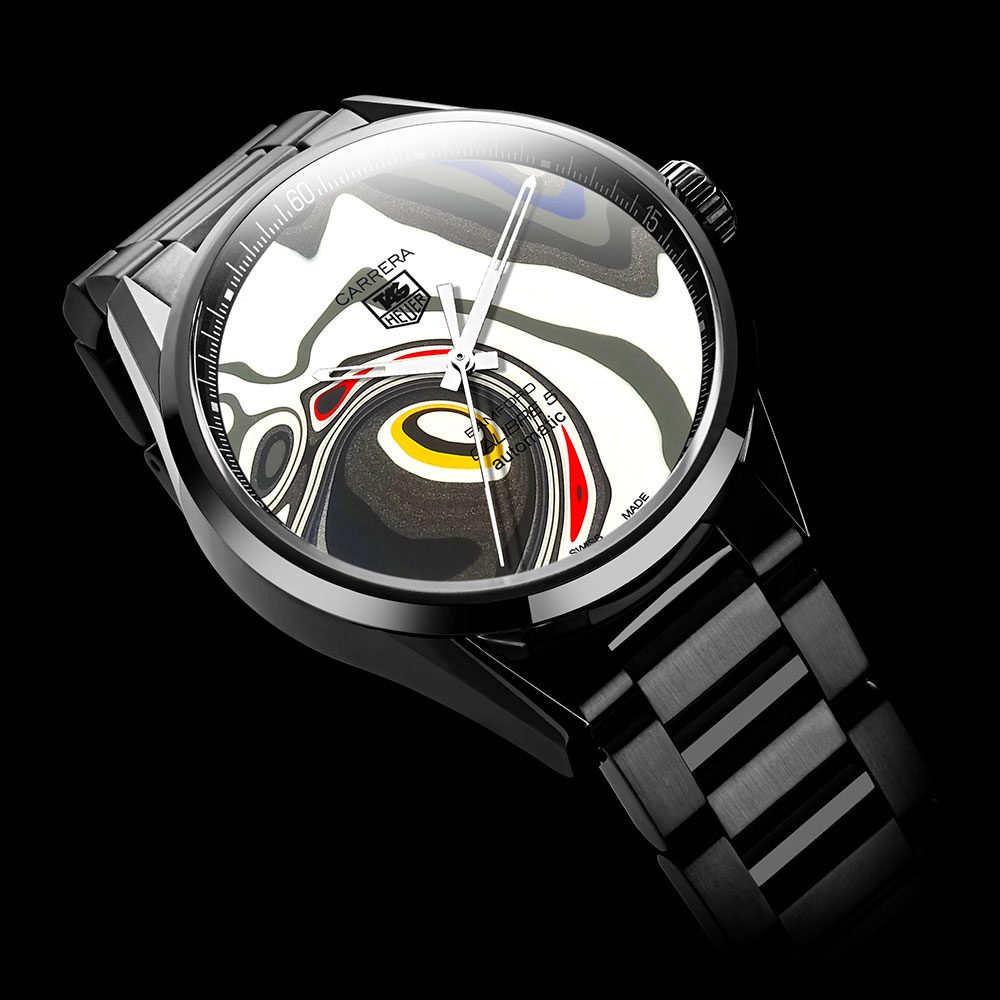 Bamford Watch Department 1/1 Limited Edition BWD X Black Badger ‘Fordite’ TAG Heuer Carrera – Calibre 5 [9]