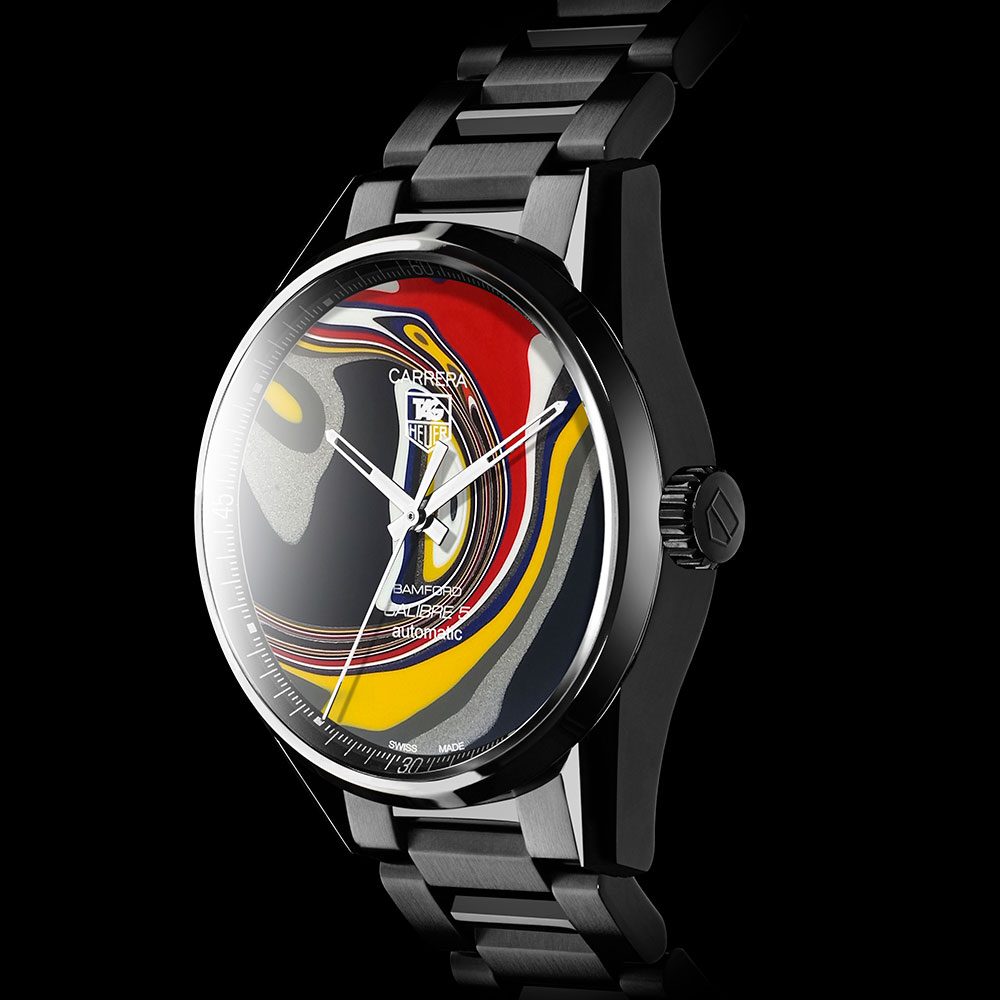 Bamford Watch Department 1/1 Limited Edition BWD X Black Badger ‘Fordite’ TAG Heuer Carrera – Calibre 5 [8]