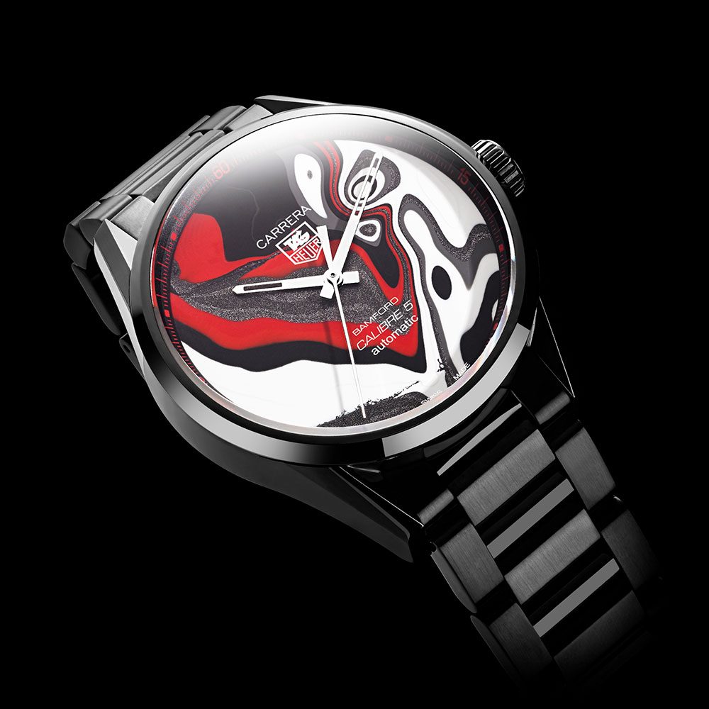 Bamford Watch Department 1/1 Limited Edition BWD X Black Badger ‘Fordite’ TAG Heuer Carrera – Calibre 5 [7]