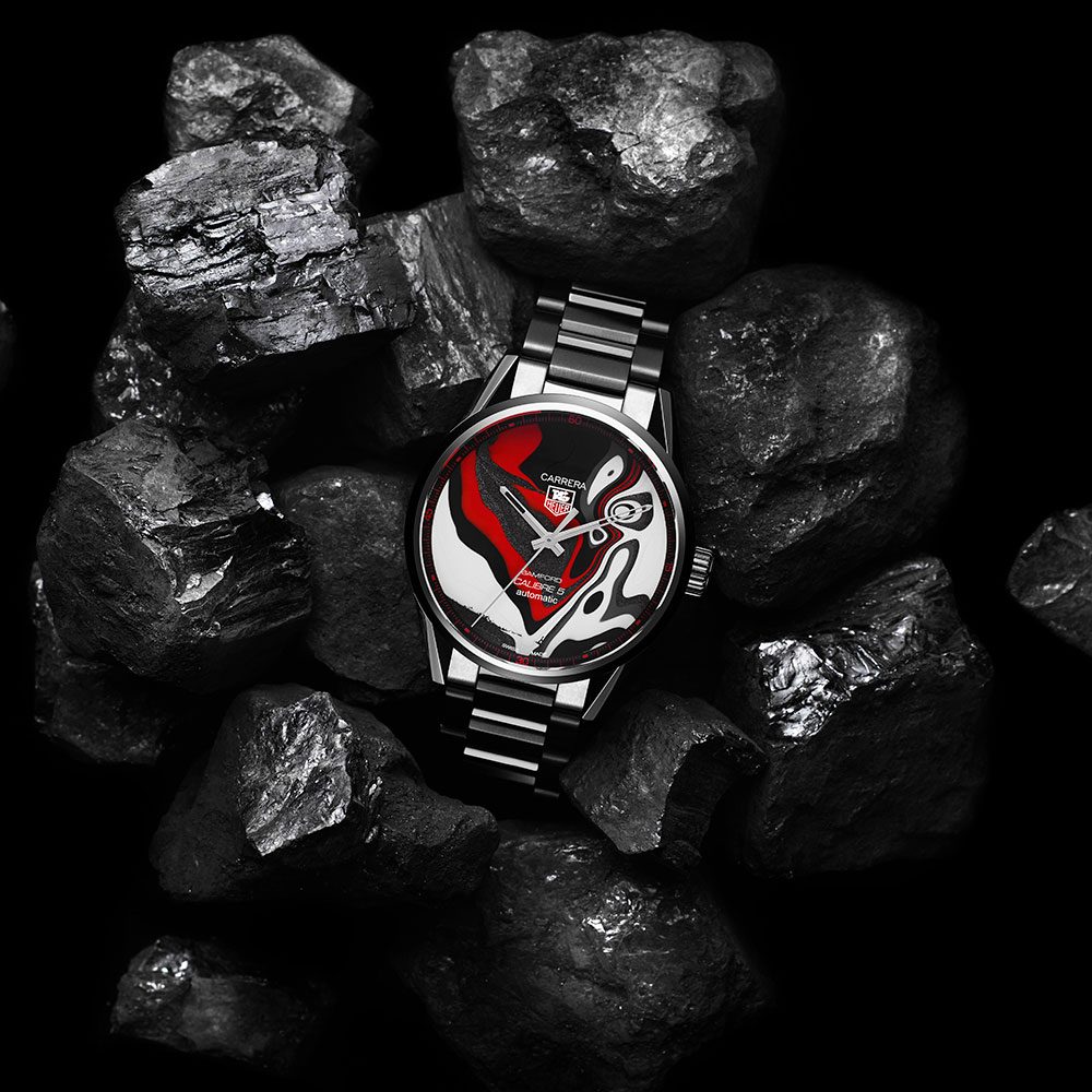 Bamford Watch Department 1/1 Limited Edition BWD X Black Badger ‘Fordite’ TAG Heuer Carrera – Calibre 5 [7]