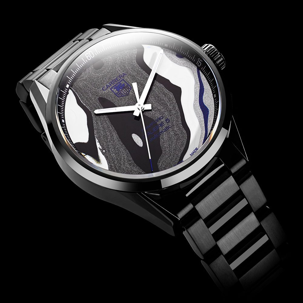 Bamford Watch Department 1/1 Limited Edition BWD X Black Badger ‘Fordite’ TAG Heuer Carrera – Calibre 5 [5]