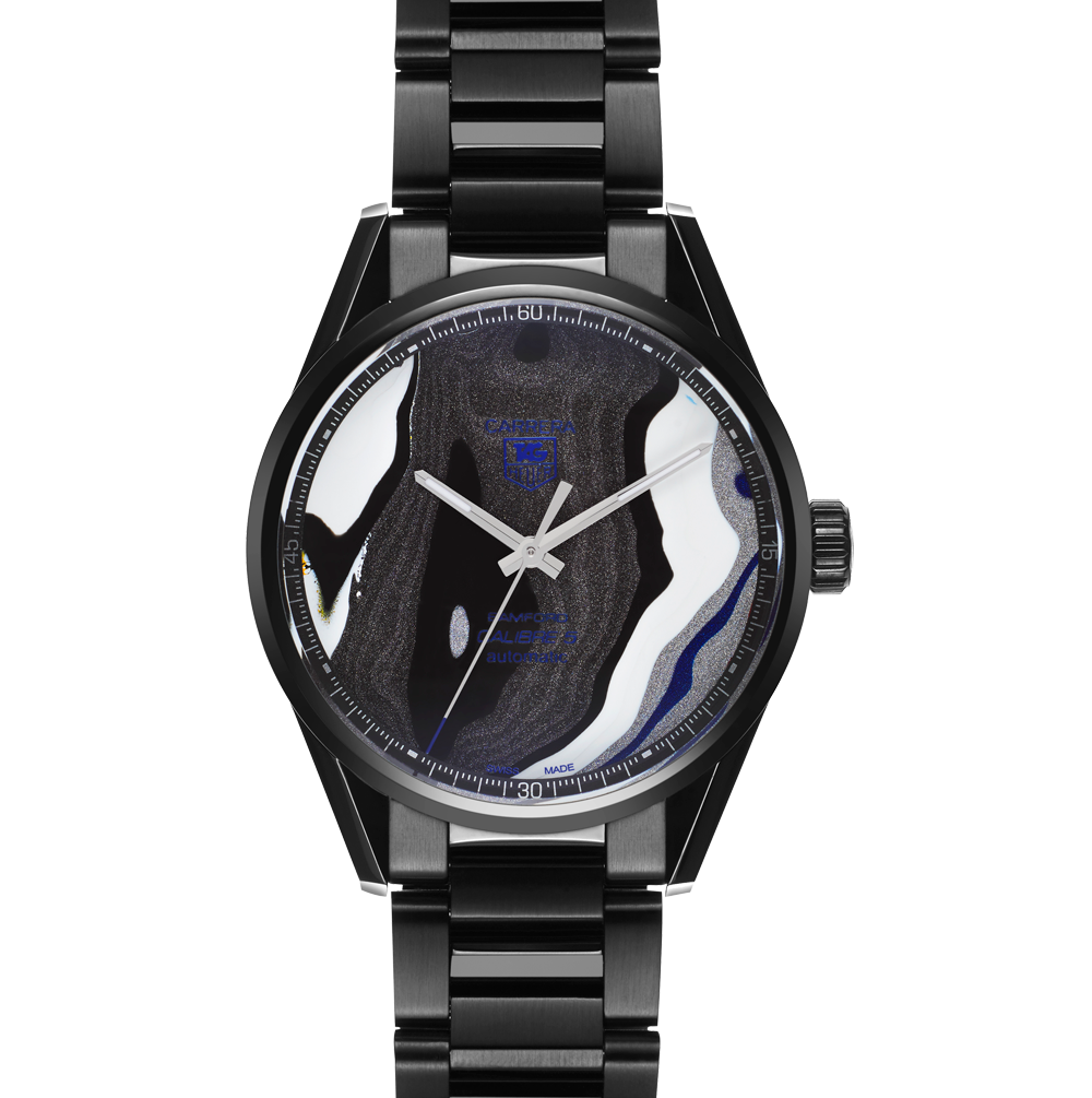 bamford watch department 1/1 Limited Edition BWD x Black Badger ‘Fordite’ TAG Heuer Carrera – Calibre 5 [5]