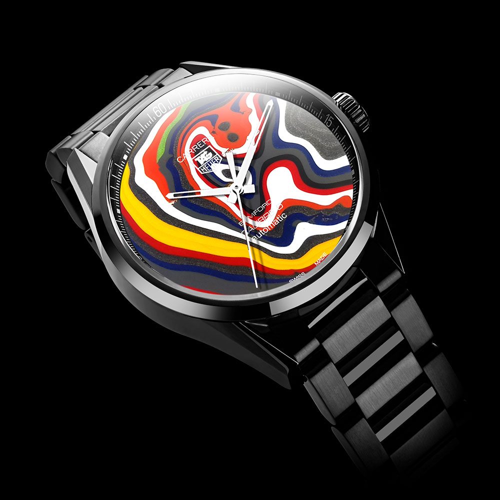 Bamford Watch Department 1/1 Limited Edition BWD X Black Badger ‘Fordite’ TAG Heuer Carrera – Calibre 5 [3]