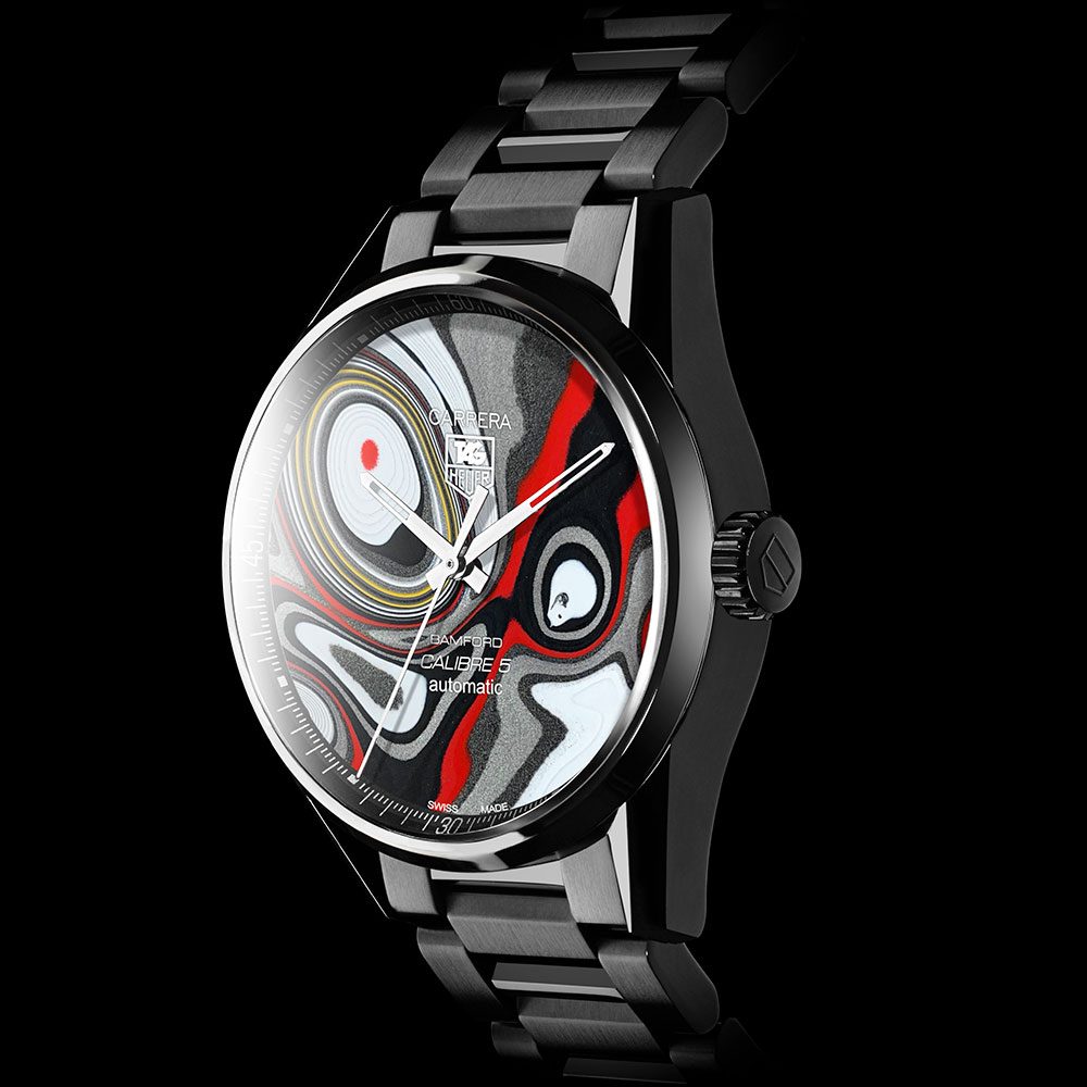 Bamford Watch Department 1/1 Limited Edition BWD X Black Badger ‘Fordite’ TAG Heuer Carrera – Calibre 5 [2]