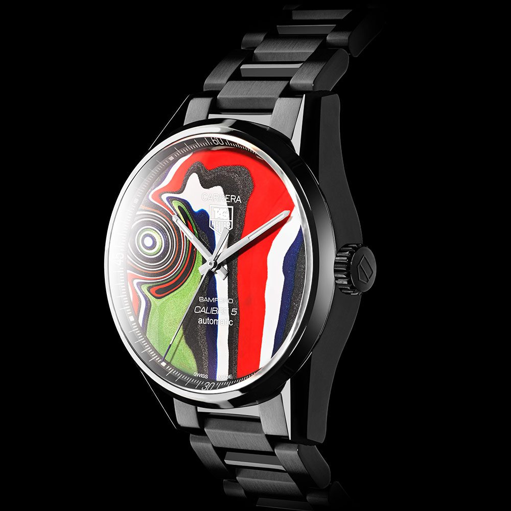 Bamford Watch Department 1/1 Limited Edition BWD X Black Badger ‘Fordite’ TAG Heuer Carrera – Calibre 5 [10]
