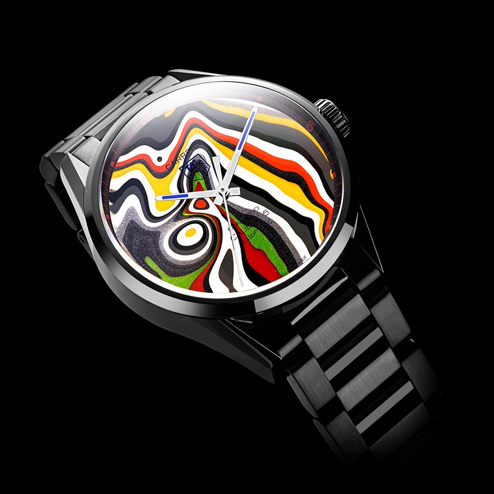 Bamford Watch Department 1/1 Limited Edition BWD X Black Badger ‘Fordite’ TAG Heuer Carrera – Calibre 5 [1]