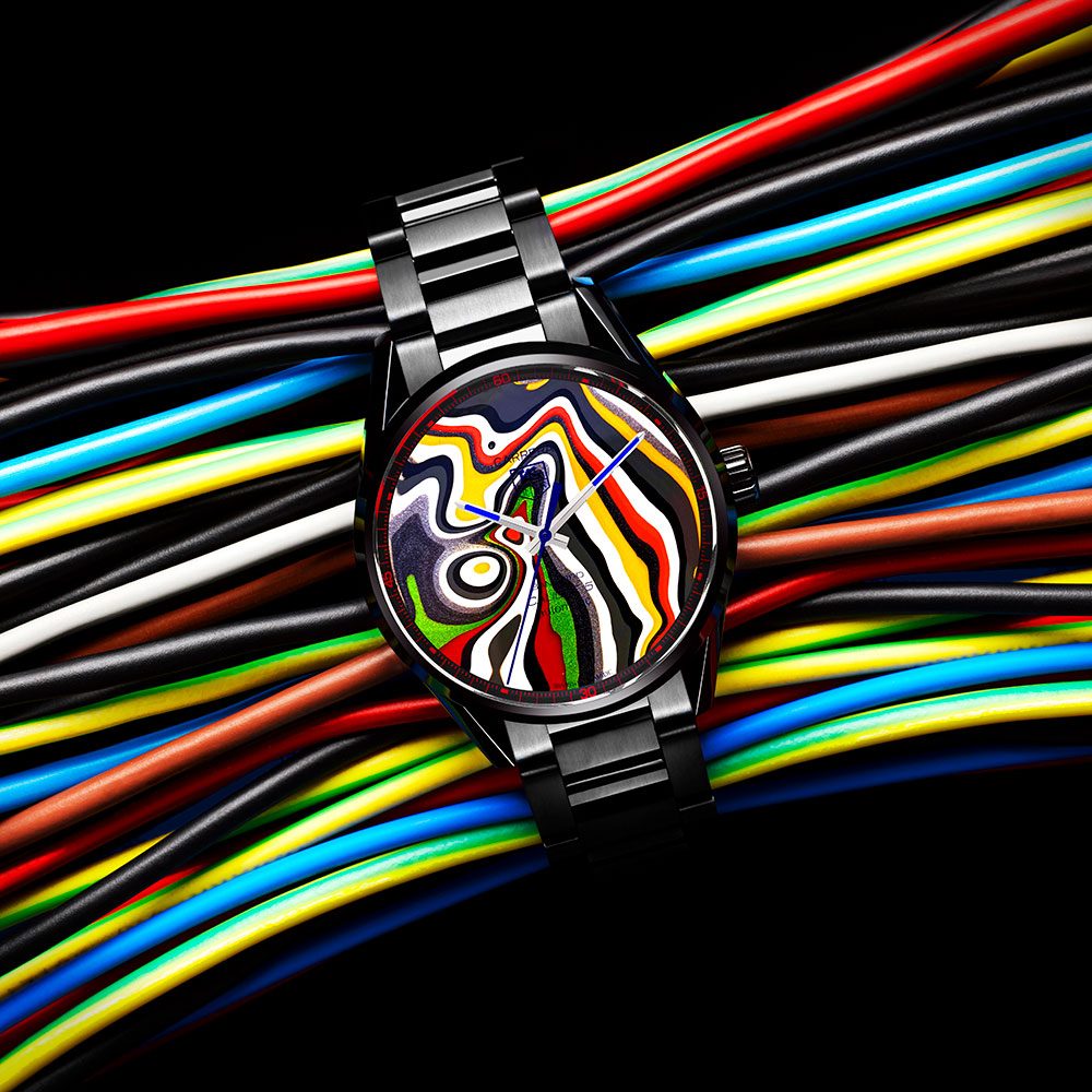 Bamford Watch Department 1/1 Limited Edition BWD X Black Badger ‘Fordite’ TAG Heuer Carrera – Calibre 5 [1]