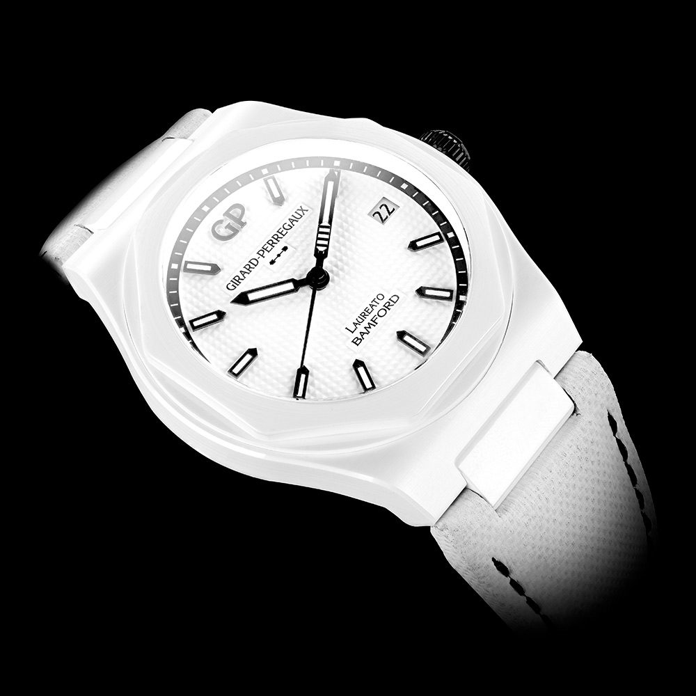 Bamford Watch Department BAMFORD WATCH DEPARTMENT X GIRARD-PERREGAUX LAUREATO ‘GHOST’ – LEATHER STRAP