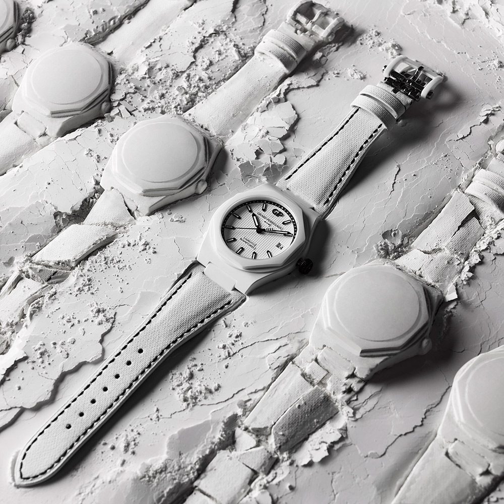 Bamford Watch Department BAMFORD WATCH DEPARTMENT X GIRARD-PERREGAUX LAUREATO ‘GHOST’ – LEATHER STRAP