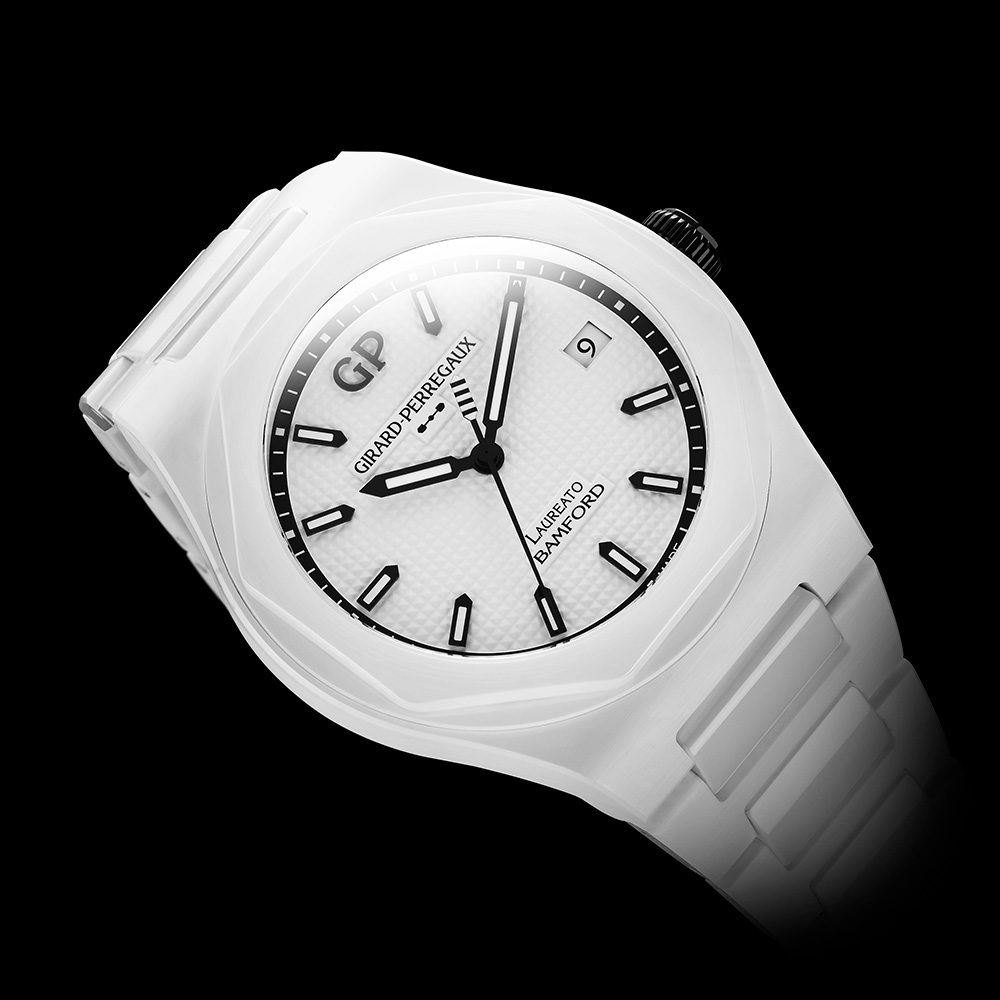 Bamford Watch Department BAMFORD WATCH DEPARTMENT X GIRARD-PERREGAUX LAUREATO ‘GHOST’ – CERAMIC BRACELET