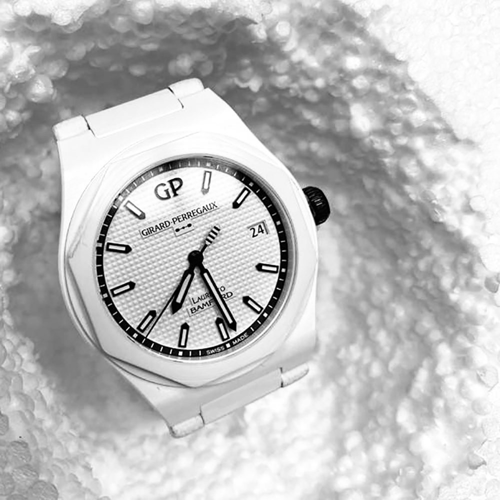 Bamford Watch Department BAMFORD WATCH DEPARTMENT X GIRARD-PERREGAUX LAUREATO ‘GHOST’ – CERAMIC BRACELET