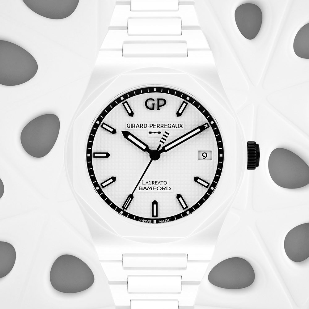 Bamford Watch Department BAMFORD WATCH DEPARTMENT X GIRARD-PERREGAUX LAUREATO ‘GHOST’ – CERAMIC BRACELET