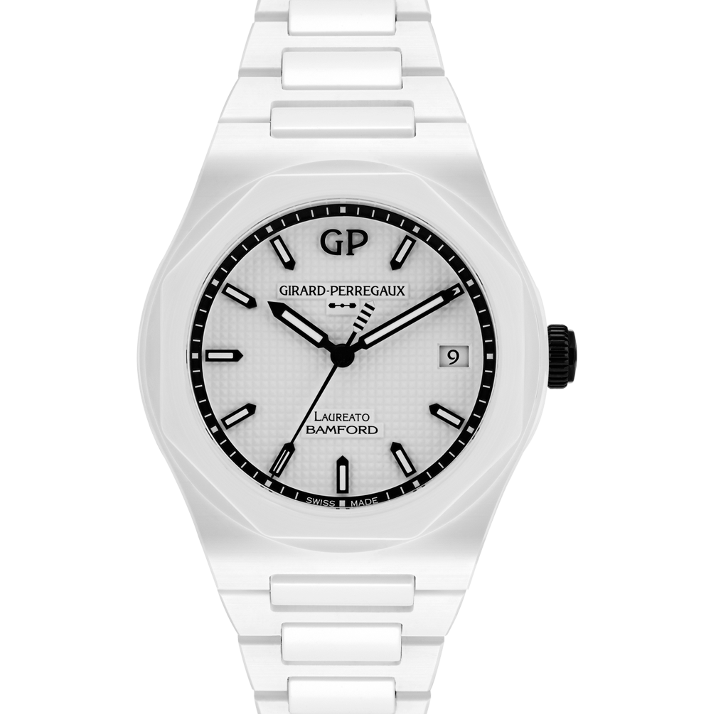 bamford watch department BAMFORD WATCH DEPARTMENT X GIRARD-PERREGAUX LAUREATO ‘GHOST’ – CERAMIC BRACELET