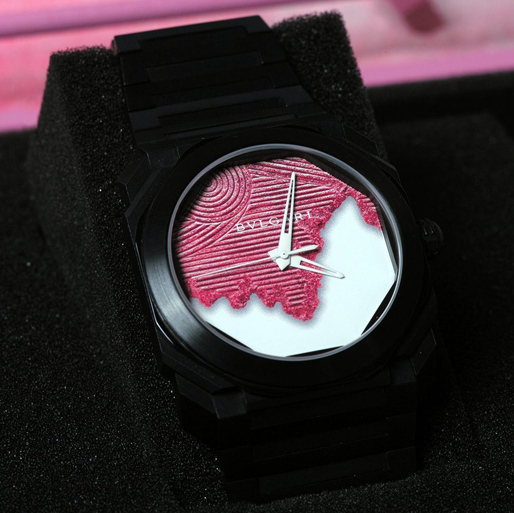bamford Watch Department BWD X Daniel Arsham “Zen Garden” Bvlgari Octo Solotempo