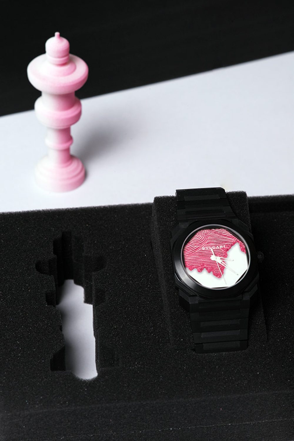bamford Watch Department BWD X Daniel Arsham “Zen Garden” Bvlgari Octo Solotempo