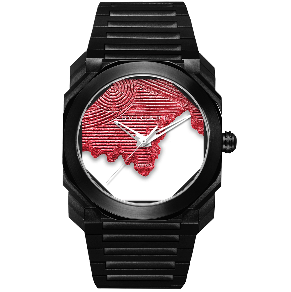 bamford watch department BWD x Daniel Arsham “Zen Garden” Bvlgari Octo Solotempo