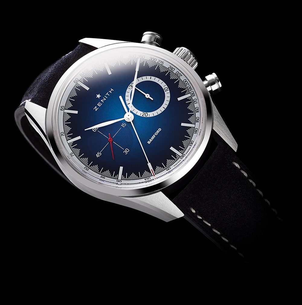 Bamford Watch Department BWD X MR PORTER X ZENITH HERITAGE 146 ’SOLAR BLUE’