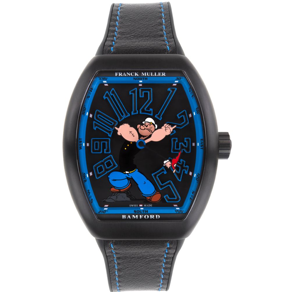 bamford watch department Franck Muller x BWD Popeye Vanguard© Black Titanium