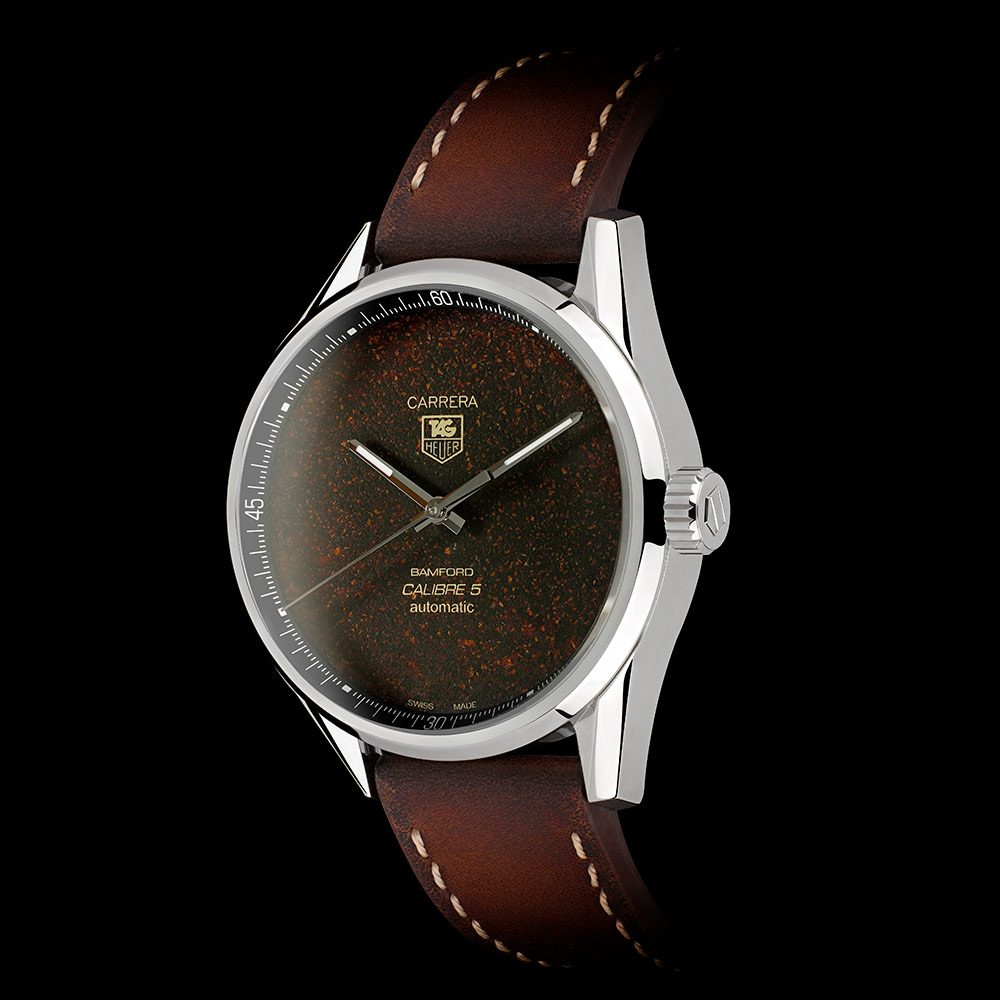 Bamford Watch Department Limited Edition BWD X Blackbadger Coffee Dial TAG Heuer Carrera – Calibre 5