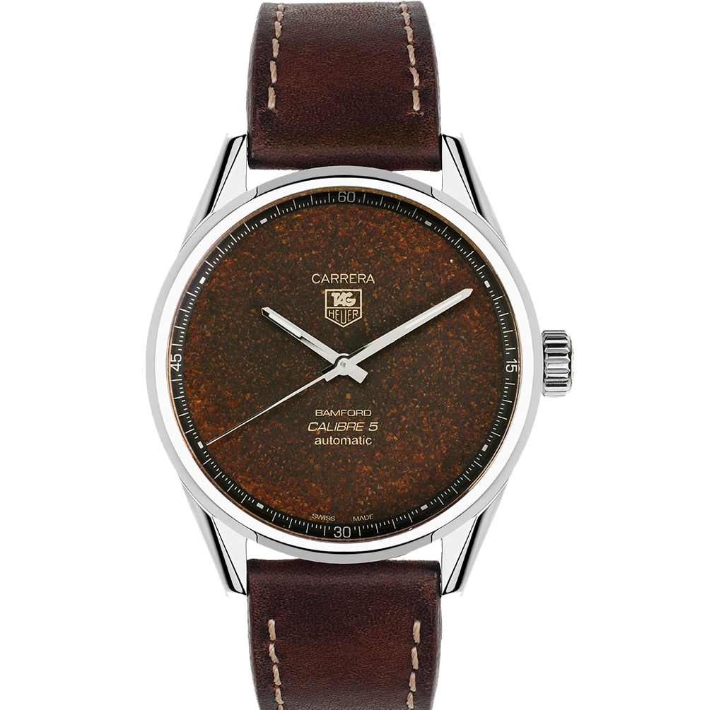 bamford watch department Limited Edition BWD X Blackbadger Coffee dial TAG Heuer Carrera – Calibre 5