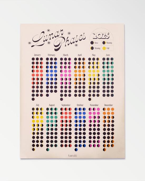 ban do 2025 Lunar Wall Calendar
