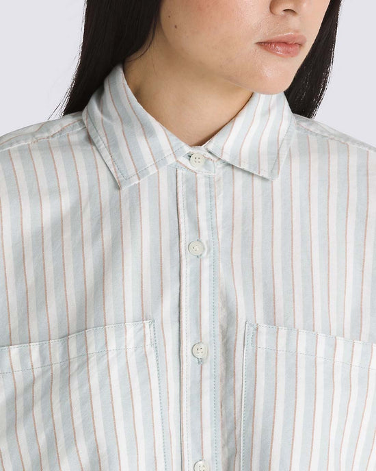 Ban Do Antica Boxy Long Sleeve Shirt - Gray Mist