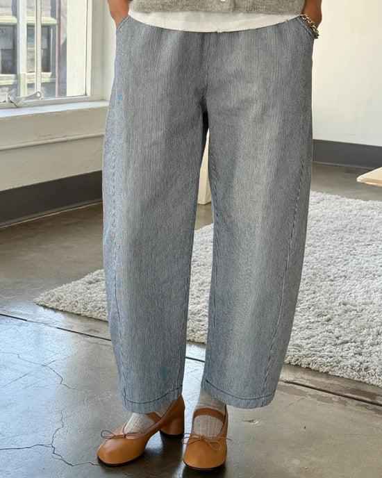 Ban Do Arc Pants - Blue Stripe