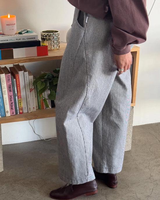 Ban Do Arc Pants - Navy Stripe