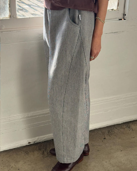 Ban Do Arc Pants - Navy Stripe