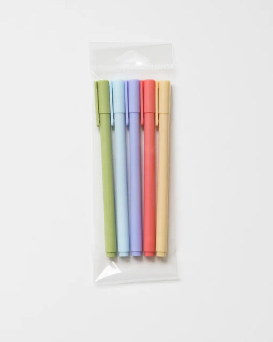 Ban Do Assorted Colors Gel Pens - Set Of 5
