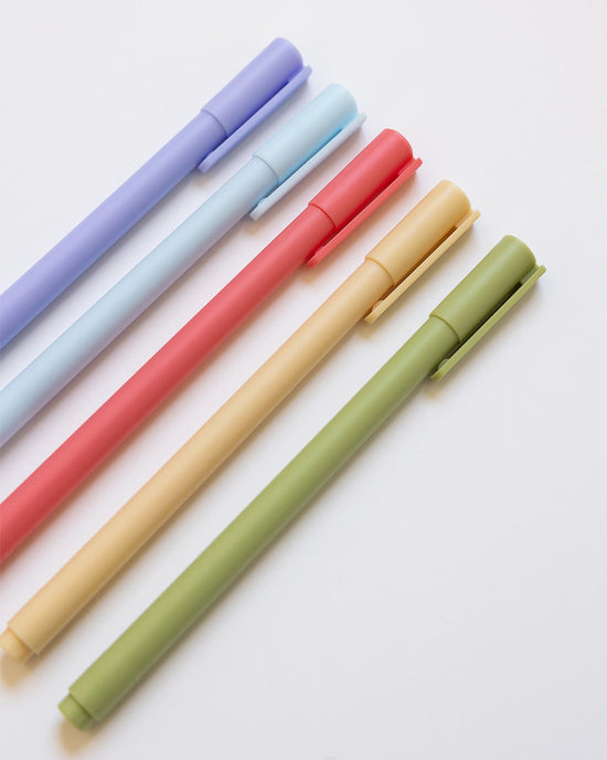 Ban Do Assorted Colors Gel Pens - Set Of 5