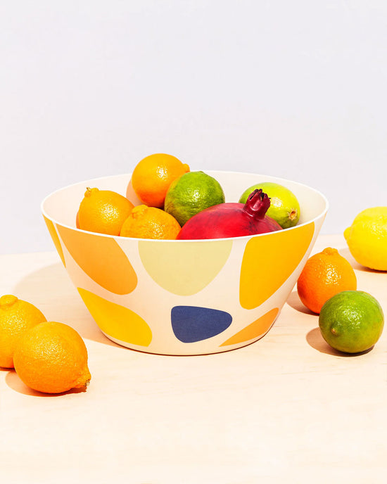 Ban Do Bamboo Serving Bowl - Pebbles