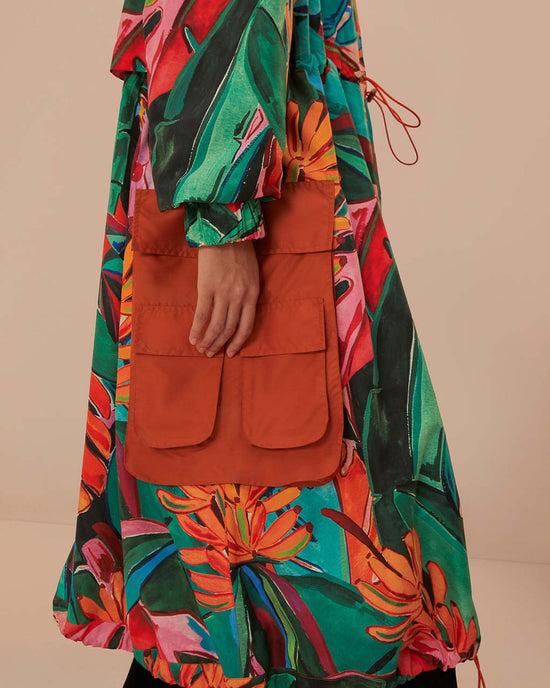 Ban Do Banana Foliage Maxi Raincoat