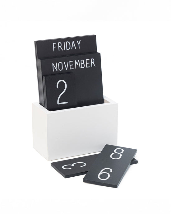 Ban Do Black Wooden Perpetual Calendar