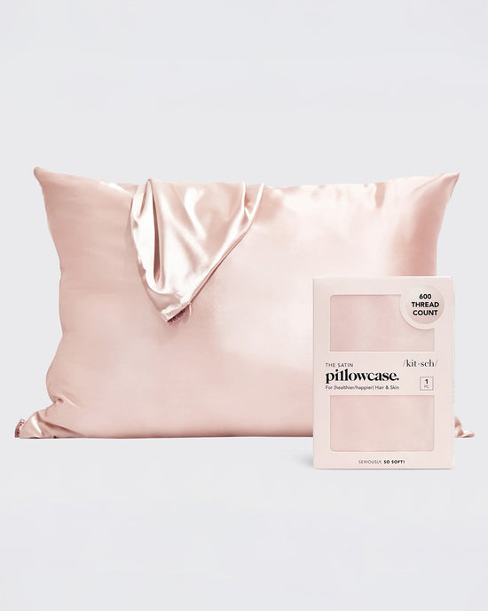 ban do Blush Satin Pillowcase