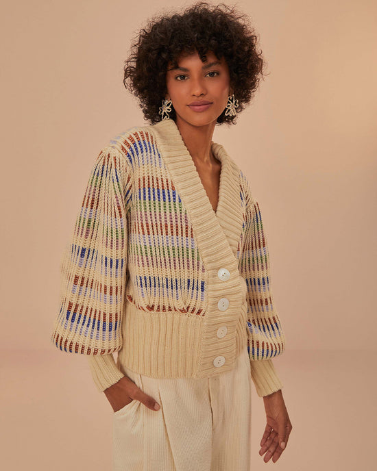 ban do Bold Stitch Knit Cardigan