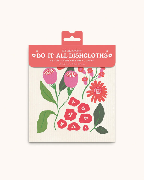 ban do Botanical Bliss Do-It-All Dishcloths