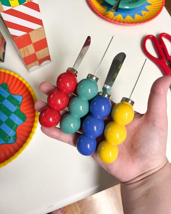 Ban Do Bright Geometric Spreaders - Set Of 4