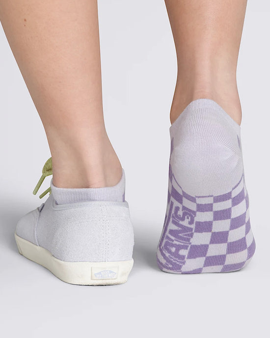 Ban Do Checkerboard Kick Socks - Purple Haze