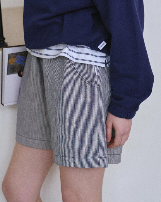 Ban Do City Shorts - Blue Stripe