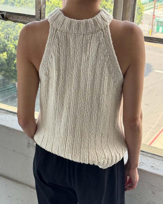 Ban Do Claire Cotton Sweater Tank - Naturel