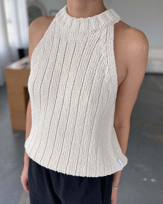 ban do Claire Cotton Sweater Tank - Naturel