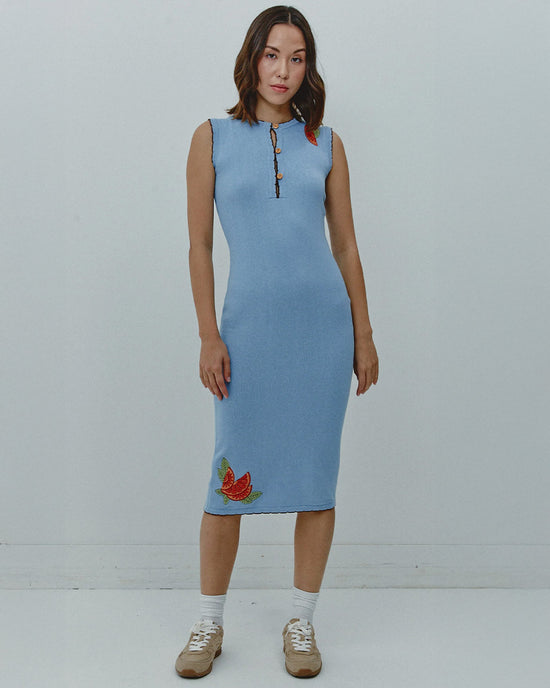 ban do Clementine Knit Midi Dress