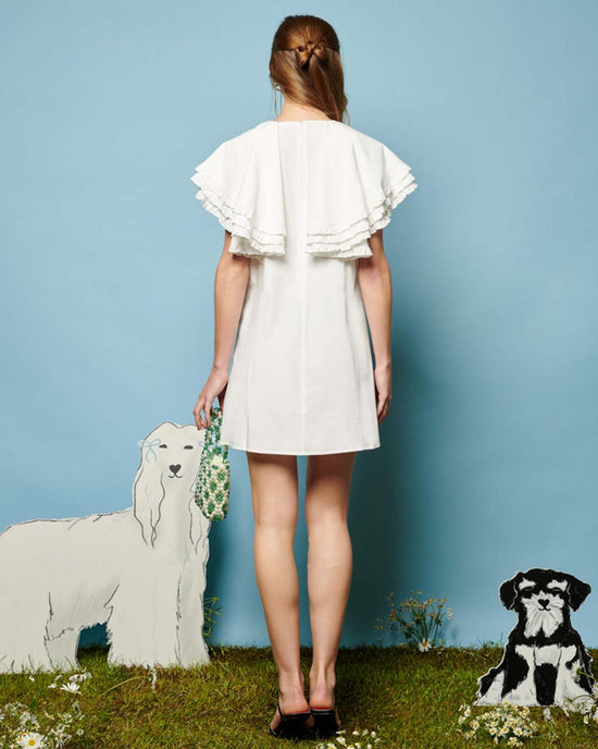 Ban Do Collie Mini Dress - Pearled Ivory