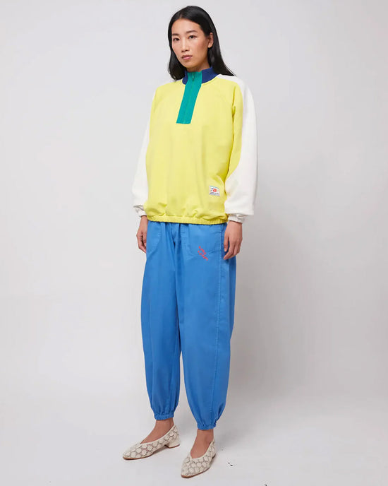 Ban Do Color Block Zipper Sweatshirt